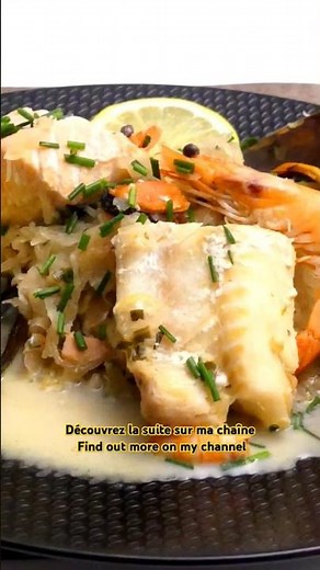 La Choucroute de la Mer #recette #cuisine #chat #recipe #cooking #pasta #cat #food #recettefacile