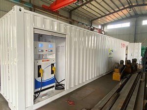 [Hot Item] New Petrol Fuel Filling Station Container Bulk Fuel Storage Tank Mobile Fuel Tank Filling Station