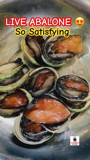 Live Abalone to Dinner Plate 😍 Ginger Spring Onion Abalone | Satisfying Seafood Short