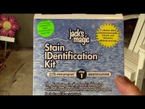 Jack's Magic Stain IDentification Kit: Testing a Metal Stain