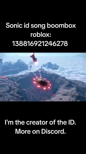 Sonic id song boombox roblox #sonic #роблокс #boombox #roblox #song #sonicfrontiers #music