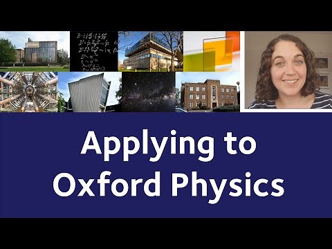 Applying to Oxford Physics - the Access Officer's Guide