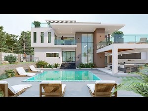 VILLA DUPLEX 7 PIECES HAUT STANDING / DUPLEX HOUSE DESIGN / ARCHITECTURE ANIMATION LUMION