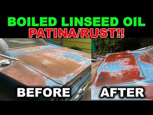 Patina 1968 Dodge Charger! - Boiled Linseed Oil - Protecting and Preserving Rust, Paint and Patina!