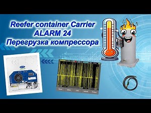 Reefer container Carrier Alarm 24/Reefer sea container error 24, reasons, repair