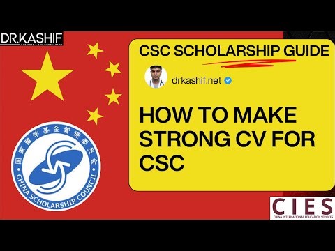 How to make CV For Acceptance Letter CSC Scholarship Applying Procedure