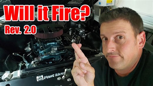 First Fire of my Pontiac 400, now a 470! Pontiac Re-build, part 15