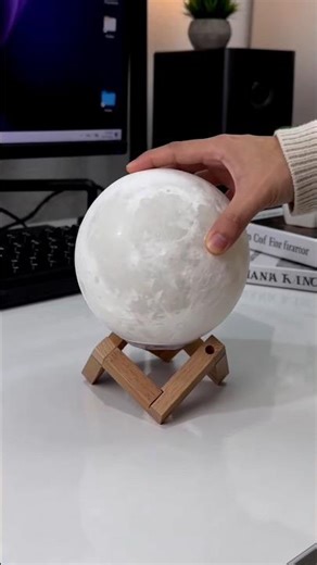 3D Moon Lamp Unboxing 🌙 #shorts