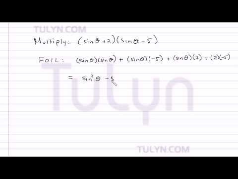Multiplying Trigonometric Functions