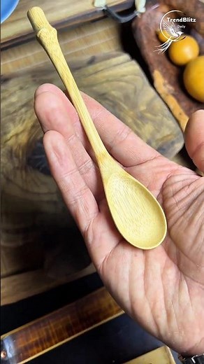 How a Handmade Bamboo Spoon is Crafted | Traditional Woodworking Art & Eco Design