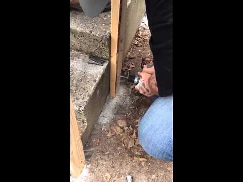 handrail concrete steps HUD standard