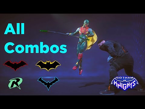 All Characters Attack Combos in Gotham Knights