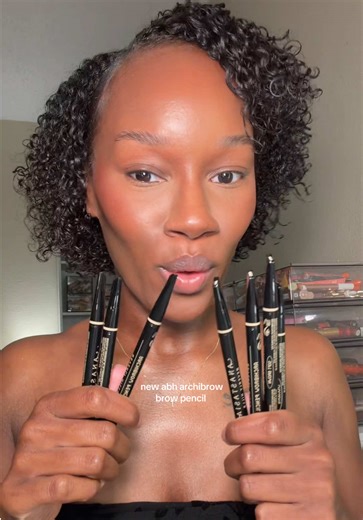 trying the new microblade-like archibrow pencil 🤭 @Anastasia Beverly Hills #browpencil #newmakeup #browroutine #archibrow
