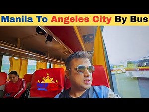 Manila To Angeles City By Bus | Philippine’s Vlog | 2025