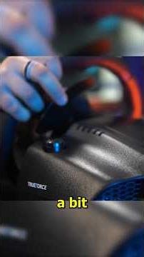 the Logitech G9 steering wheel could be a bit bigger