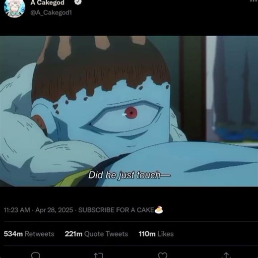 P3 gojo vs jogo and hanami Jjk anime clips