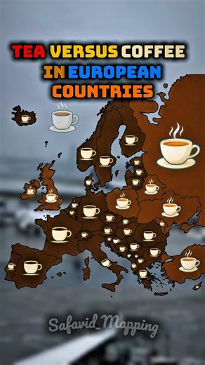 Tea Versus Coffee In European Countries #TeaVsCoffee #Europe #EuropeanCountries #Coffee
