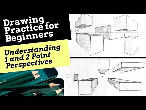 Drawing Practice for Beginners Understanding 1 and 2 Point Perspective