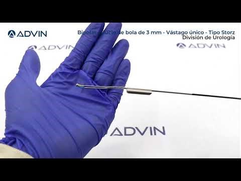 Bipolar - Bucle bola de 3 mm - Vástago único - Tipo Storz | Urología con bucle bipolar | Bucle TURP