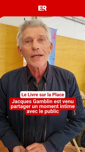 [ LE LIVRE SUR LA PLACE 📚] Au Livre sur la Place 2025, Jacques Gamblin vient proposer une lecture de son livre Mère à l'horizon au ballet de Lorraine. Il a prit quelques minutes pour nous livrer ses impressions sur l'événement littéraire nancéien. | L'Est Républicain