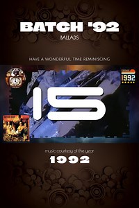 Batch '92 - Ballads #throwback #throwbackmusic #90smusic #90s | Countdown Corner