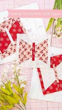 🦋We got a NEW Butterfly Quilting Paper from ‪@LoriHolt‬ ⁩