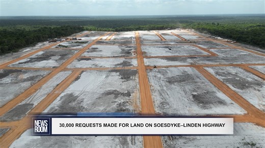 The Guyana Lands and Surveys Commission is reporting an unprecedented rush for land along the Soesdyke–Linden Highway, with more than 30,000 requests now on record—an extraordinary demand that has left the corridor “fully saturated.” Chief Executive Officer of the Commission, Enrique Monize, made the disclosure on Tuesday during the closing ceremony and workshop of the Sustainable Land Development and Management Project. He said GLSC has processed and advanced almost 9,000 applications to the ap