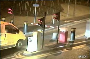 Towing a car gone wrong.