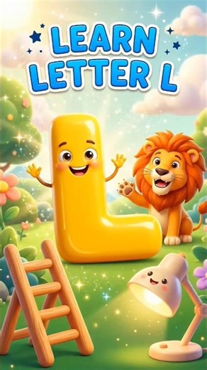 L for Lion 🦁 | Letter L Song | Kids Learning | Future Ai Kids #Shorts