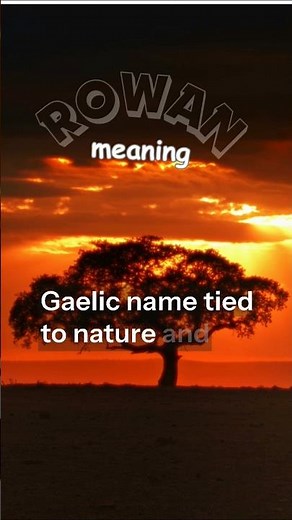rowan name.name of rowan . rowan name meaning in English
