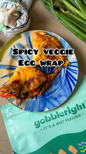 Ayushi Gupta-Mehra | SPICY VEGGIE EGG WRAP ft @gobbleright’s gut-friendly and utterly delicious wraps! Loaded with the most delicious sauces, this is my... | Instagram