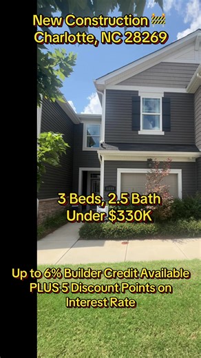 🚨 DEAL ALERT 🚨 New construction townhomes near Huntersville with strong builder incentives right now 💸 Charlotte buyers—this is one of the best opportunities to lock in lower monthly payments without waiting. Inventory is moving and incentives can change at any time, so timing matters. If you’ve been watching the market, this is your sign 🏡 📍 Near Huntersville | Charlotte NC 💰 Builder incentives available 🏘️ New construction townhomes ⏳ Don’t wait and miss the numbers #CharlotteRealEstate