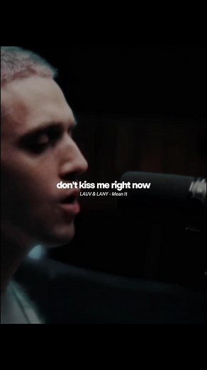 Mean it by Lauv & Lany - Lyrics with Template
