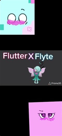 Flutter x flyte! #dw #dandysworld #cousins #flutter #flyte #ship #animation