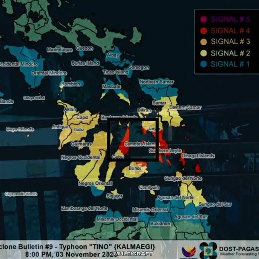 TYPHOON TINO (PHYSC FOOTAGE) #edit #typhoon #shorts #weather #cebu