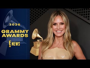Heidi Klum Can Barely Walk in Jaw-Dropping Naked Outfit on Grammys Red Carpet | Grammys 2026