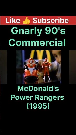 1995 McDonald’s Power Rangers The Movie Commercial
