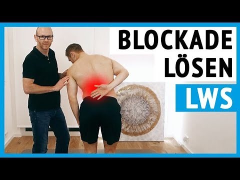 Resolve lumbar spine blockage | LUMBAR BLOCKAGE (exercises for at home)