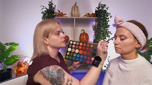 【Be Brave Be You】ASMR 创意化妆在真人身上的应用（2024.11.4）_哔哩哔哩_bilibili