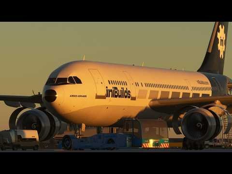iniBuilds A300-600R - Full Flight - LFBO TO LFBO
