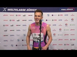 Karsten Warholm Wins 400m Hurdles at Diamond League Final [Interview]
