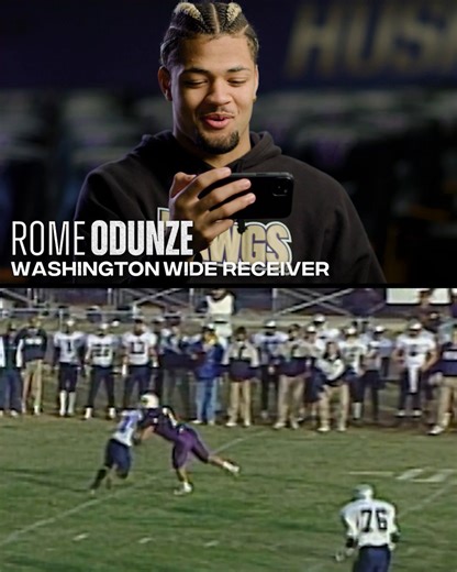 "Coach was a tank" 😮‍💨 Washington Husky Football players loved reliving the playing days of coach Kalen DeBoer at the University of Sioux Falls 🏈 | College GameDay
