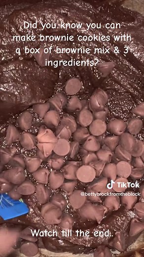 Easy Box Brownie Cookies Recipe