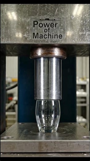 Glass vs Hydraulic Machine 💥 | Ultimate Crushing Test 😱 | #machines #ytshorts #diy #ideas #crafts