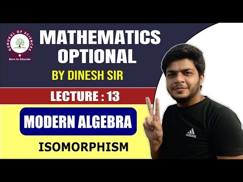Modern algebra | Group theory | isomorphism | Target 350+ | Maths optional