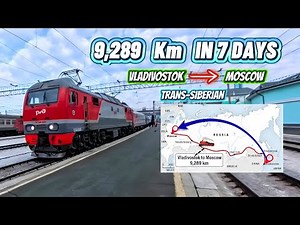 I Spent 7 Days Alone on the World's LONGEST Train 🇷🇺 (9,289km Survival）我在世界最长的火车上独自度过了7天：9289公里的生存挑战