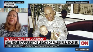 Dana Canedy describes working with Denzel Washington and Michael B. Jordan as they made a movie honoring her fallen husband, "A Journal for Jordan." Canedy's husband was a staff sergeant in the US Army who was killed by an IED in Iraq in 2006. | CNN