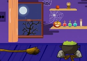 Purple Halloween Room Escape - Escape Fan