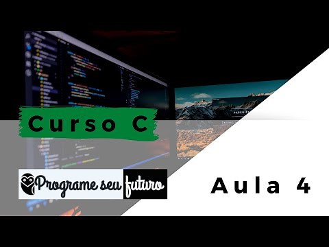 Curso de Programação C | Como criar variáveis e ler números inteiros com a função scanf | aula 4