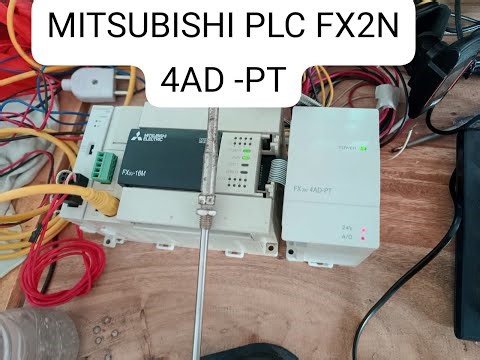 MITSUBISHI PLC FX2N 4AD-PT AND SCADA Programming Check . and Actula Temperature Reading .